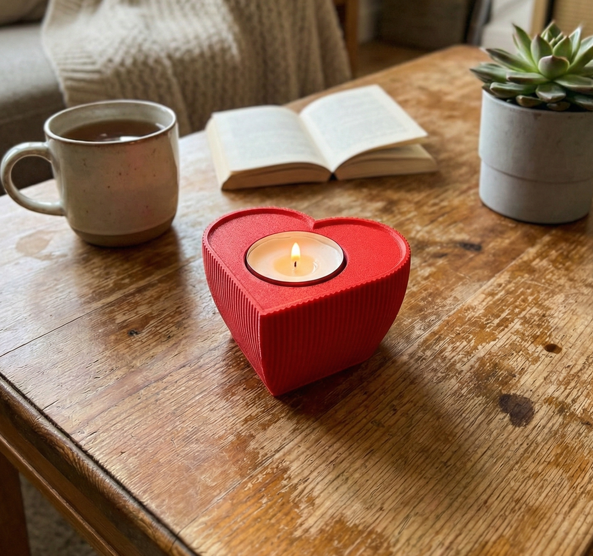 Heart Tealight Holder - thumbnail 2